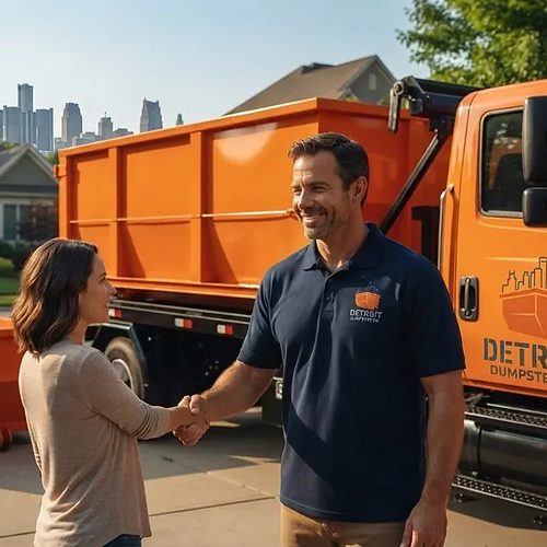 Detroit Dumpster Co delivers on your schedule